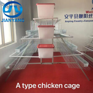 A Type Chicken Cage - 3 Layers 4 Doors