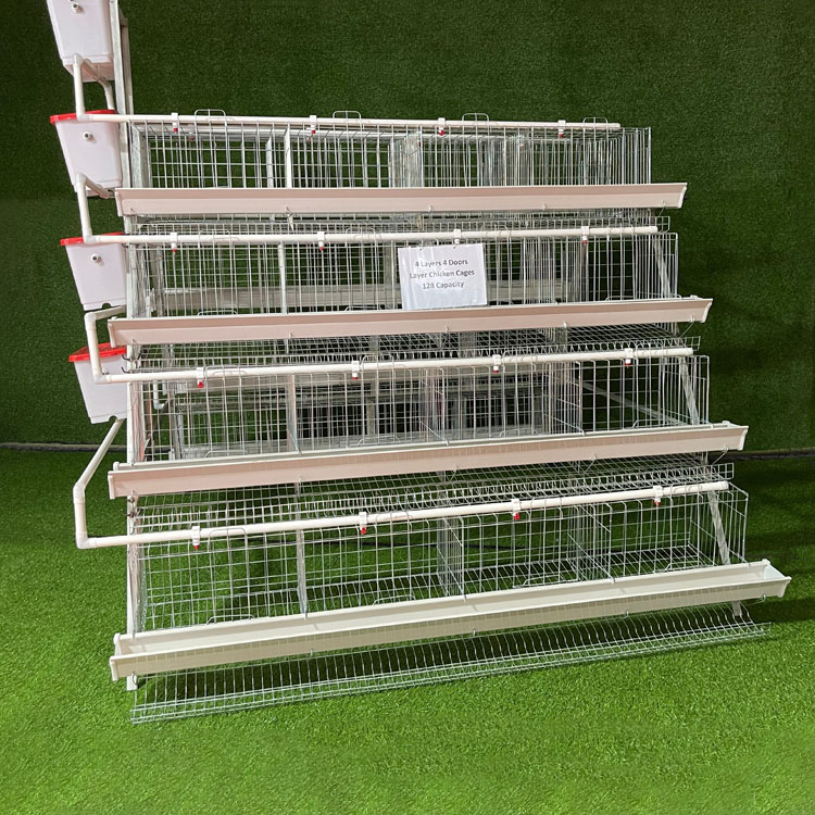 A Type Chicken Cage -4 Layers 4 Doors - Image 2